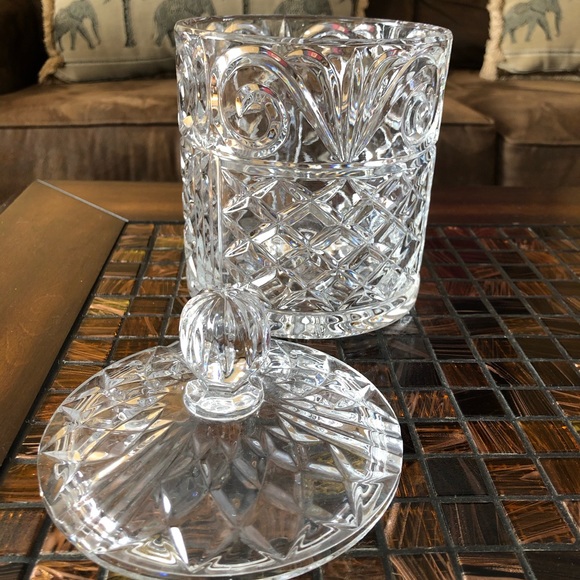 CUT GLASS Decorative Jar - Picture 5 of 11